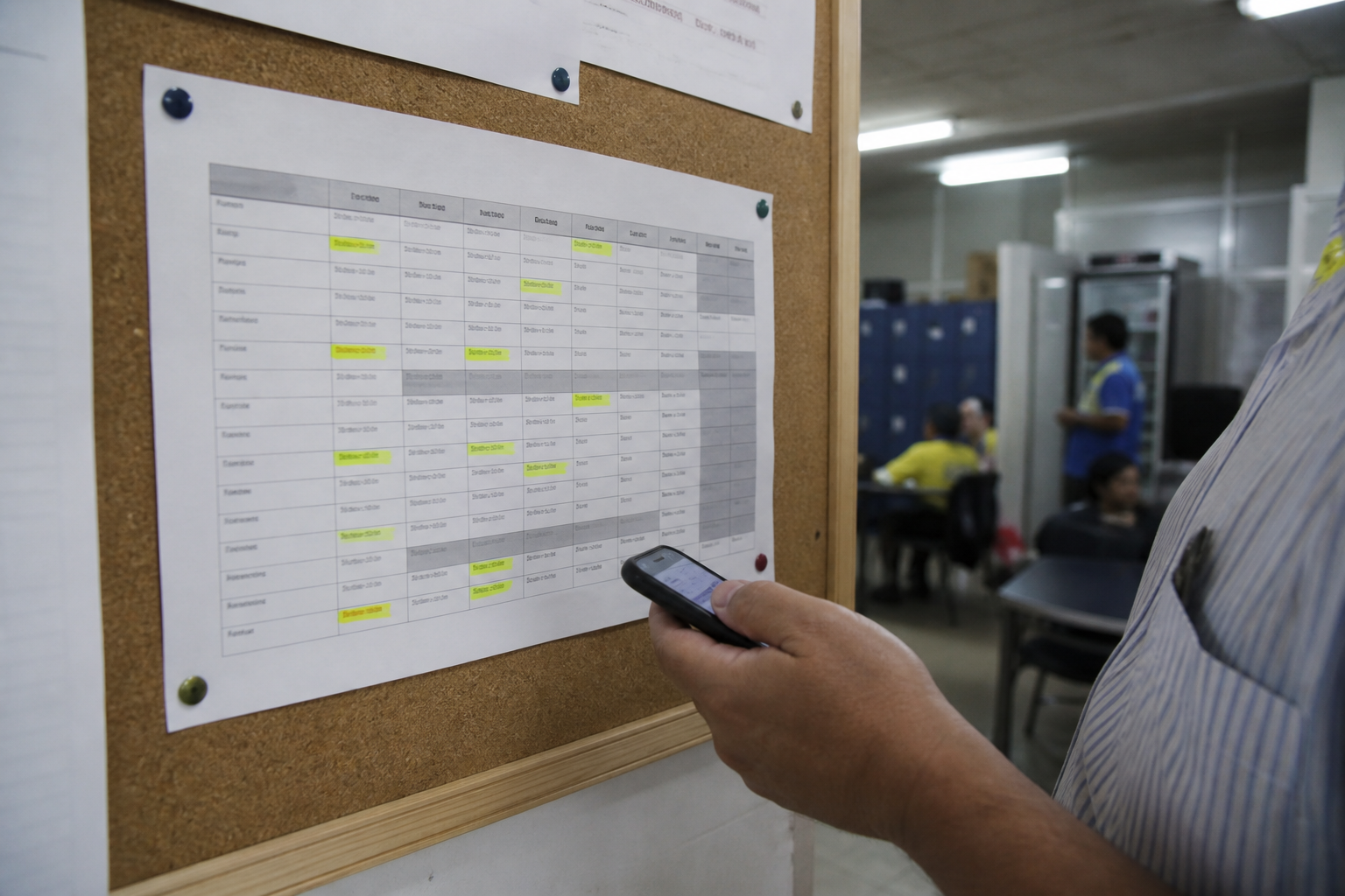 Como montar uma escala de reserva para emergências